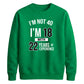 Epic Birthday Joke Personliased Happy Birthday Sweatshirt