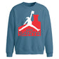 Funny Air Santa Dunk Parody Christmas Oversized Sweatshirt