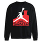 Funny Air Santa Dunk Parody Christmas Oversized Sweatshirt