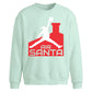 Funny Air Santa Dunk Parody Christmas Oversized Sweatshirt