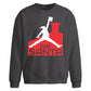 Funny Air Santa Dunk Parody Christmas Oversized Sweatshirt