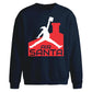 Funny Air Santa Dunk Parody Christmas Oversized Sweatshirt
