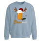 Funny Brewmas Beer Graphic Christmas Oversized Sweatshirt
