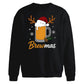 Funny Brewmas Beer Graphic Christmas Oversized Sweatshirt