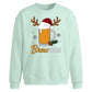 Funny Brewmas Beer Graphic Christmas Oversized Sweatshirt