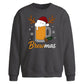 Funny Brewmas Beer Graphic Christmas Oversized Sweatshirt