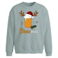 Funny Brewmas Beer Graphic Christmas Oversized Sweatshirt