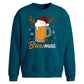 Funny Brewmas Beer Graphic Christmas Oversized Sweatshirt