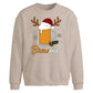 Funny Brewmas Beer Graphic Christmas Oversized Sweatshirt