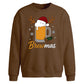 Funny Brewmas Beer Graphic Christmas Oversized Sweatshirt
