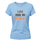 Funny broomstick quote graphic Halloween Ladies t-shirt