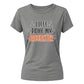 Funny broomstick quote graphic Halloween Ladies t-shirt
