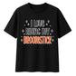 Funny broomstick quote graphic Halloween Oversized t-shirt