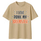 Funny broomstick quote graphic Halloween Oversized t-shirt