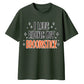Funny broomstick quote graphic Halloween Oversized t-shirt