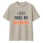 Funny broomstick quote graphic Halloween Oversized t-shirt