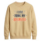 Funny broomstick quote print Halloween Unisex Sweatshirt