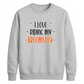 Funny broomstick quote print Halloween Unisex Sweatshirt