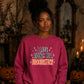 Funny broomstick quote print Halloween Unisex Sweatshirt