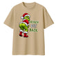 Funny cheeky cartoon graphic Christmas Oversized T-Shirt