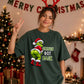 Funny cheeky cartoon graphic Christmas Oversized T-Shirt