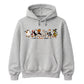 Funny cute cartoon spooky goose Halloween Unisex Hoodie