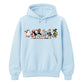 Funny cute cartoon spooky goose Halloween Unisex Hoodie