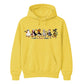 Funny cute cartoon spooky goose Halloween Unisex Hoodie