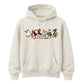 Funny cute cartoon spooky goose Halloween Unisex Hoodie