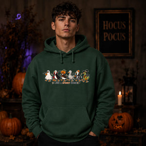 Funny cute cartoon spooky goose Halloween Unisex Hoodie