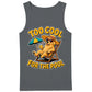 Funny Dog Too Cool For The Pool Summer Graphic Men Tank Top
