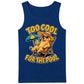Funny Dog Too Cool For The Pool Summer Graphic Men Tank Top
