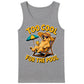 Funny Dog Too Cool For The Pool Summer Graphic Men Tank Top