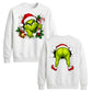 Grinch Christmas Jumper Double Sided Unisex Sweatshirt