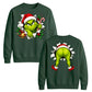 Grinch Christmas Jumper Double Sided Unisex Sweatshirt