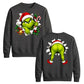 Grinch Christmas Jumper Double Sided Unisex Sweatshirt