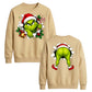 Grinch Christmas Jumper Double Sided Unisex Sweatshirt