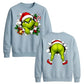 Grinch Christmas Jumper Double Sided Unisex Sweatshirt