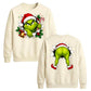 Grinch Christmas Jumper Double Sided Unisex Sweatshirt