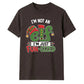 Funny Elf Fun Sized Slogan Print Christmas Unisex T-Shirt