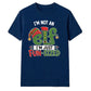 Funny Elf Fun Sized Slogan Print Christmas Unisex T-Shirt