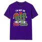 Funny Elf Fun Sized Slogan Print Christmas Unisex T-Shirt