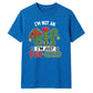 Funny Elf Fun Sized Slogan Print Christmas Unisex T-Shirt