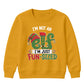 Funny Elf Im Just Fun Sized Art Christmas Kids Sweatshirt