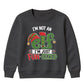 Funny Elf Im Just Fun Sized Art Christmas Kids Sweatshirt