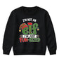 Funny Elf Im Just Fun Sized Art Christmas Kids Sweatshirt