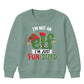 Funny Elf Im Just Fun Sized Art Christmas Kids Sweatshirt