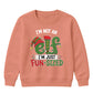 Funny Elf Im Just Fun Sized Art Christmas Kids Sweatshirt
