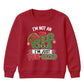 Funny Elf Im Just Fun Sized Art Christmas Kids Sweatshirt