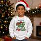 Funny Elf Im Just Fun Sized Art Christmas Kids Sweatshirt